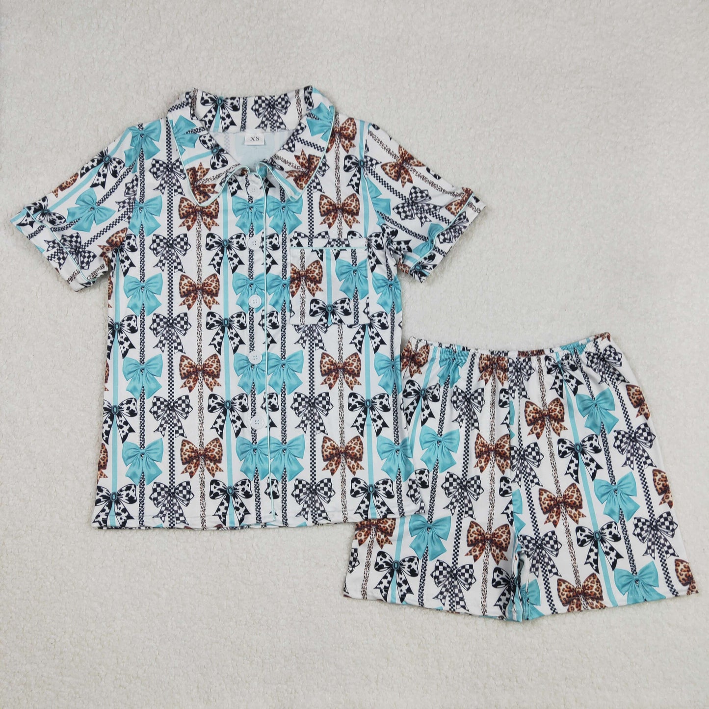 GSSO1856 adult women bow pajamas  202502 RTS