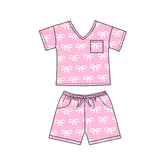 GSSO1940 adult women bow  pajamas  202502 preorder