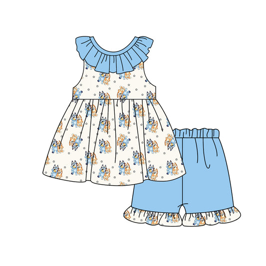 GSSO2008 bluey dog girl summer outfit 202501 preorder