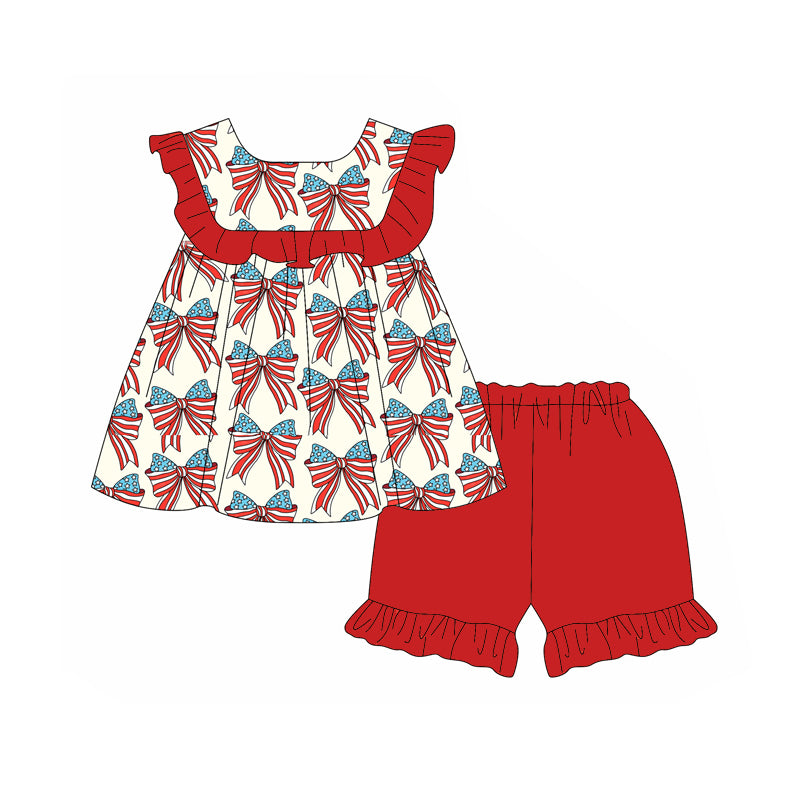 GSSO2019组合 4th July  bow girl  summer outfit 202501 preorder