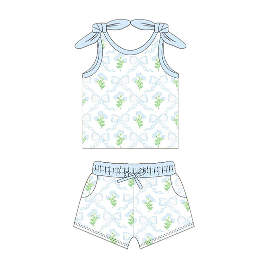 GSSO2032  flowers girl summer outfit 202501 preorder