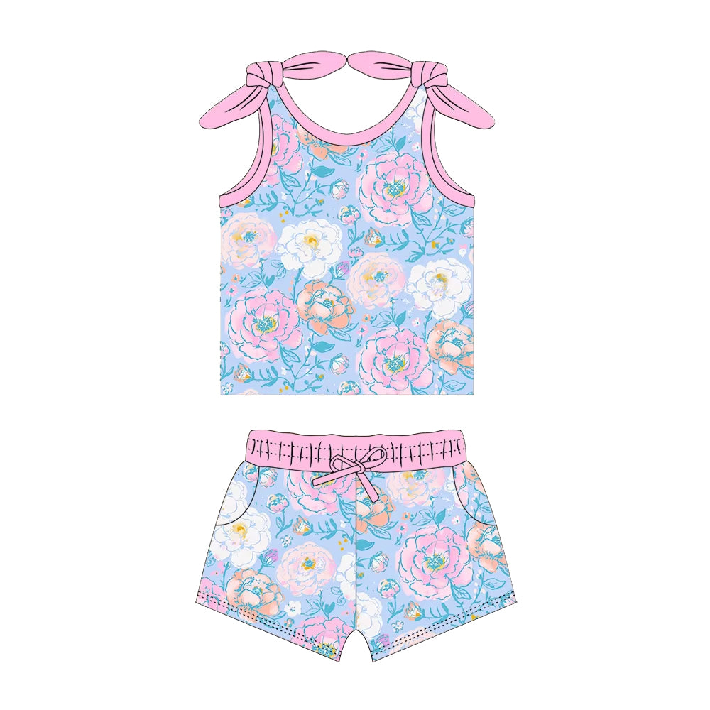 GSSO2034 flowers girl summer outfit 202501 preorder