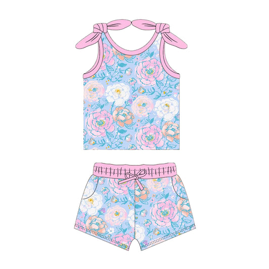 GSSO2034 flowers girl summer outfit 202501 preorder