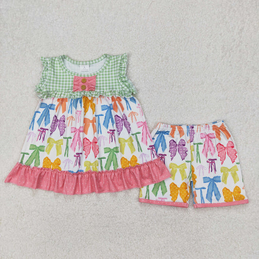 GSSO2089 western bow girl  summer outfit 202503 RTS