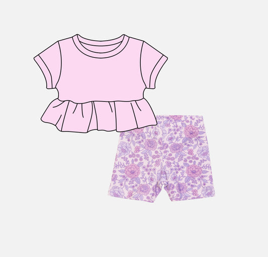 GSSO2102 flowers girl summer  outfit 202502 preorder