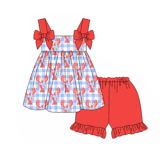 GSSO2117  cray fish bow western girl summer outfit 202501 preorder
