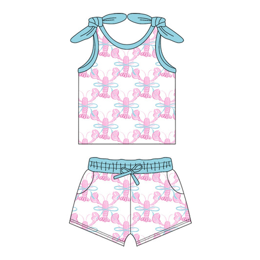 GSSO2118  bow western girl summer outfit 202501 preorder