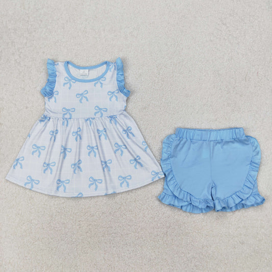 GSSO2120  bow western girl summer outfit 202503 RTS