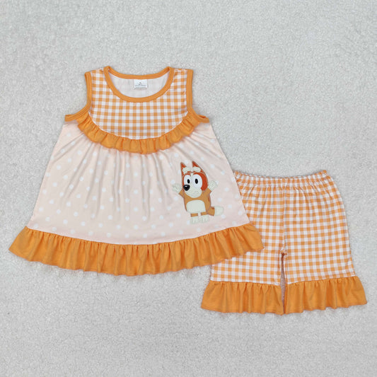 GSSO2123 bluey dog western girl summer outfit 202503 RTS