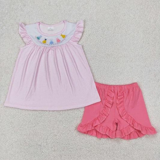 GSSO2125 Embroidery cartoon princess western girl summer outfit 202503 RTS