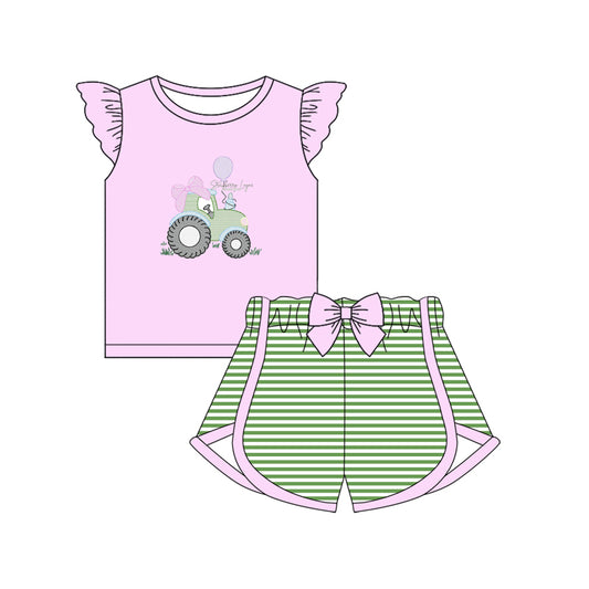 GSSO2173 bow tractor western girl summer outfit 202502 preorder