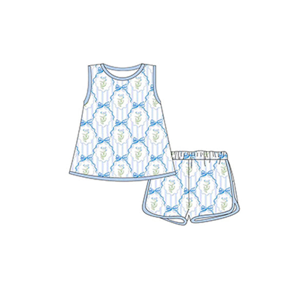 GSSO2175  bow  western girl summer outfit 202502 preorder