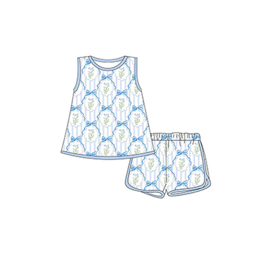 GSSO2175  bow  western girl summer outfit 202502 preorder