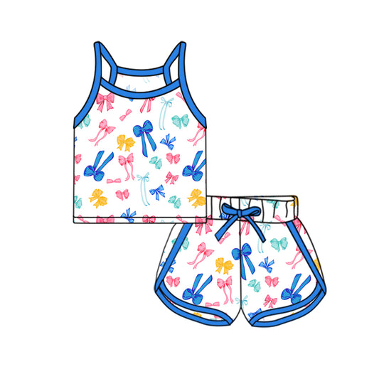GSSO2339 preorder bow western short  girl summer outfit 202502