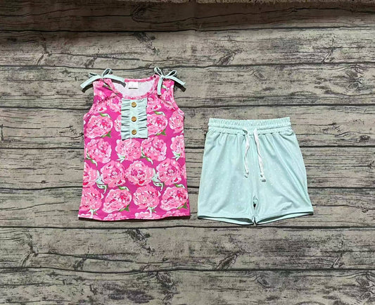 GSSO2356  preorder flowers western  girl summer outfit 202503