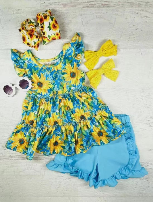 GSSO2361 sunflowers girl summer  outfit 202503 preorder