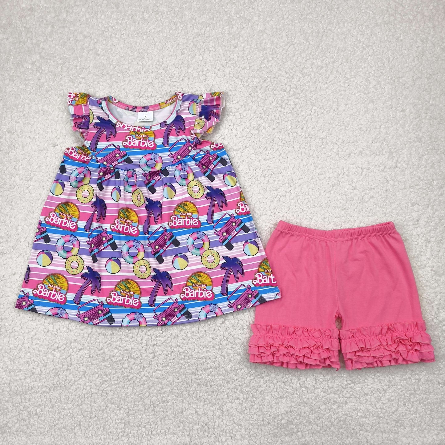 GSSO2362 donuts car barbie girl summer  outfit 202505 RTS