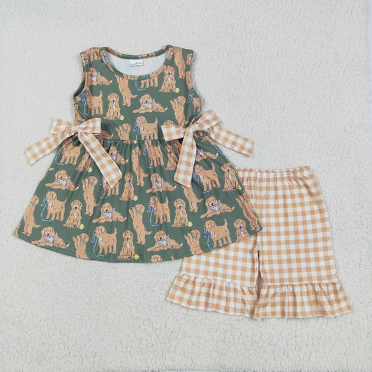 GSSO2449 dog bow western girl summer outfit 202503 preorder