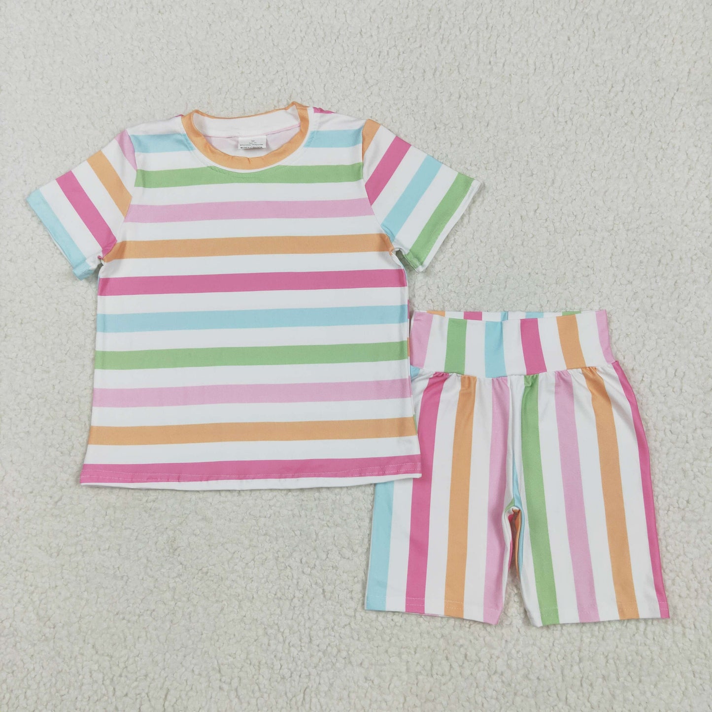 GSSO2468 stripe girl summer  outfit 202505 RTS