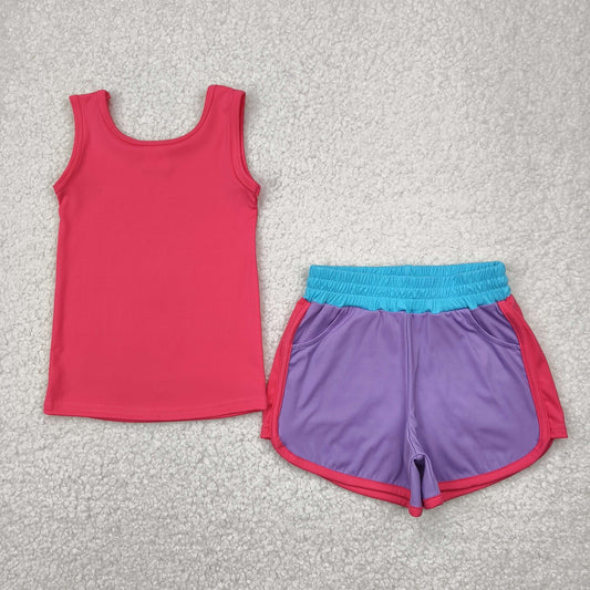 GSSO2418 改成 组合 GSSO2507 YOGA girl flowers western girl summer outfit 202504 RTS