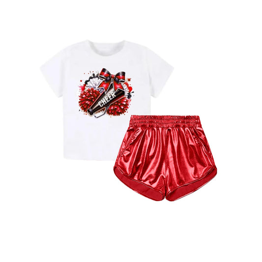 GSSO2514组合 leather glitter sparkling westen girl red summer outfit 202503 preorder