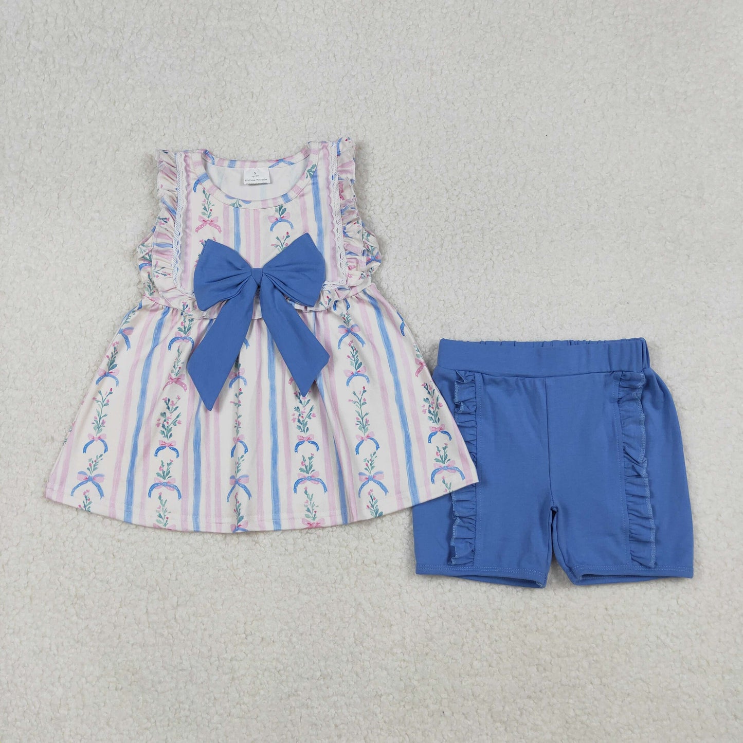 GSSO2533 bow girl summer outfit 202509 RTS