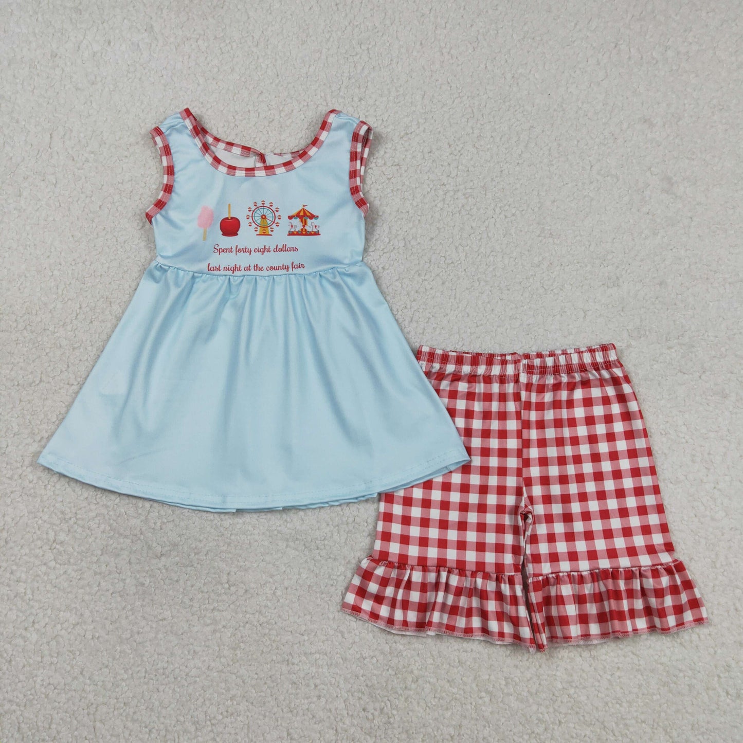 GSSO2544 apple girl summer outfit 202603 RTS