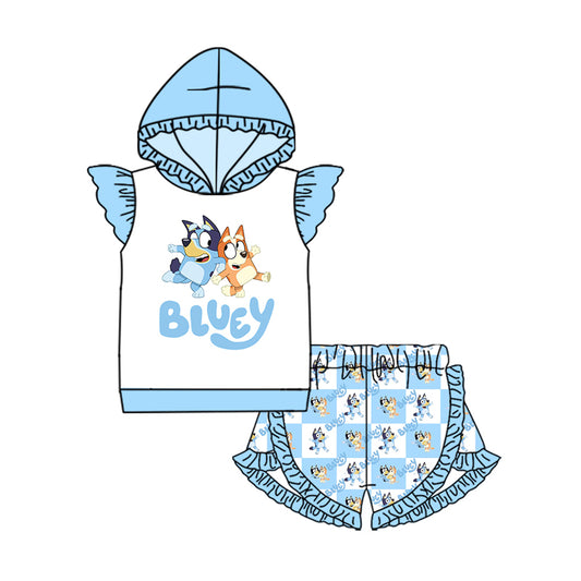 GSSO2595  preorder bluey western  hoodie girl summer outfit 202504