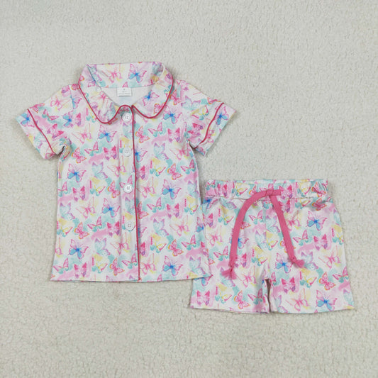 GSSO2601 butterfly  pajamas  western  girl  outfit 202505 rts