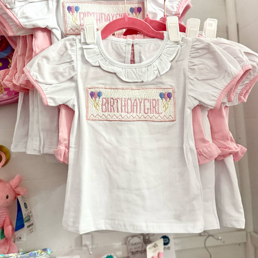 GSSO2646  preorder cake happy birthday western short sleeve shorts girl summer outfit 202506