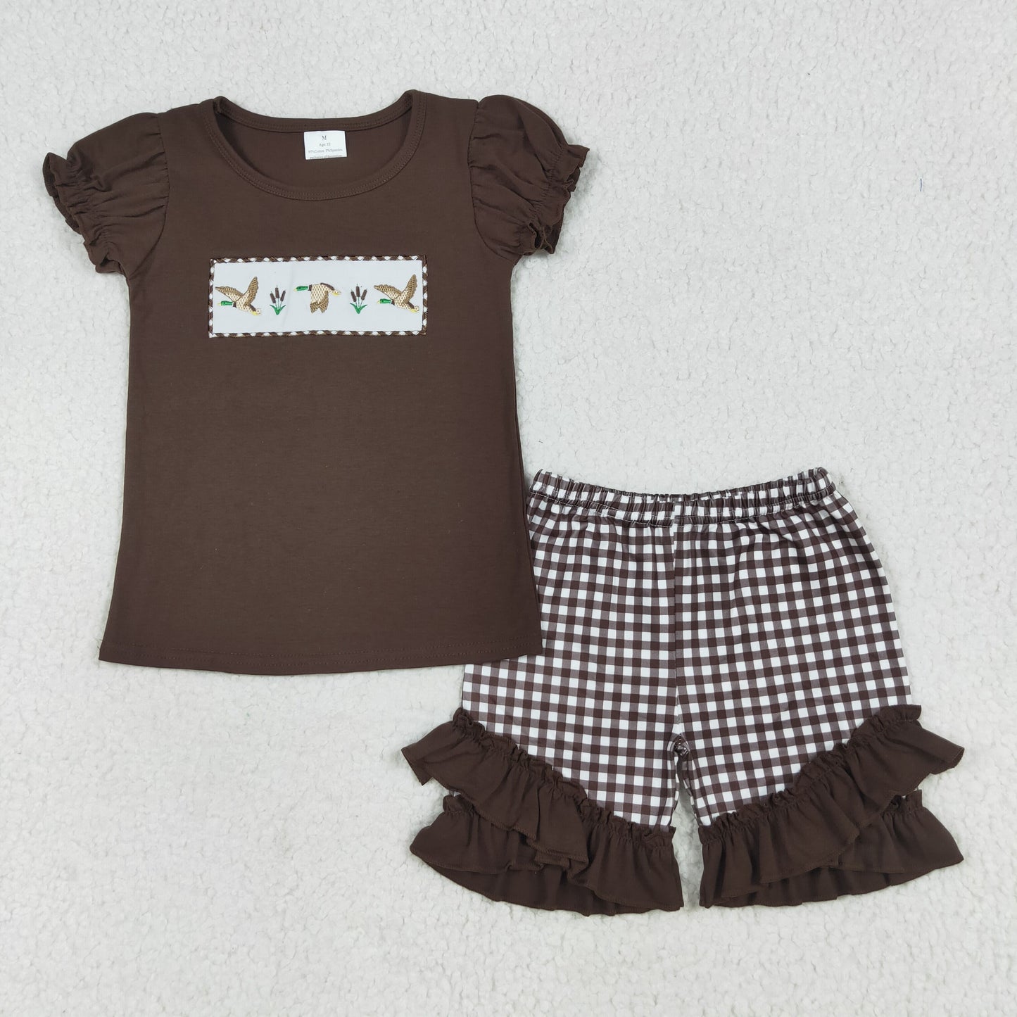 GSSO2672 Embroidery girl summer outfit 202507 RTS