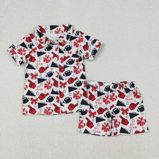 GSSO2674 cheer go team girl pajamas outfit 202509 RTS