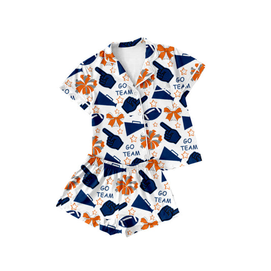 GSSO2675 cheer go team girl pajamas outfit 202506 preorder