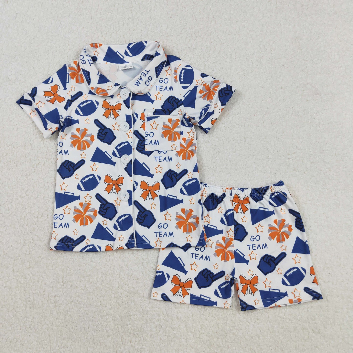GSSO2675 cheer go team girl pajamas outfit 202508 RTS