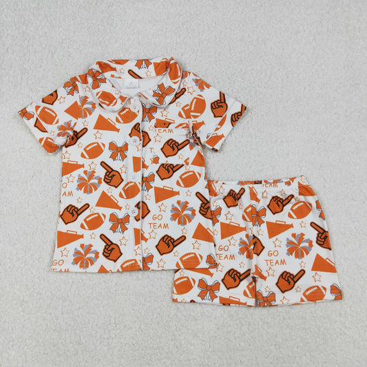 GSSO2676 cheer go team girl pajamas outfit 202509 rts
