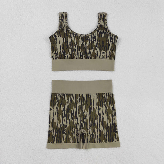 GSSO2701 adult Checkerboard  CAMO long women outfit 202509 sibling  RTS Free shipping order $100+