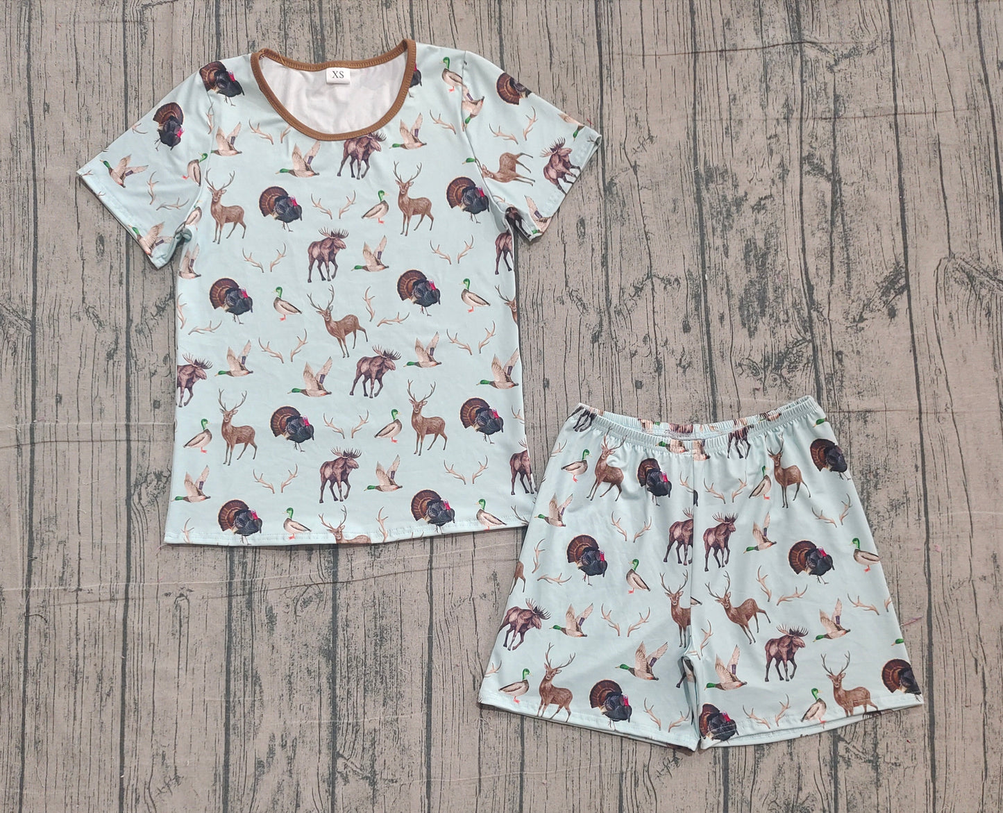 GSSO2711  adult camo duck deer western men  pajamas  202511 preorder