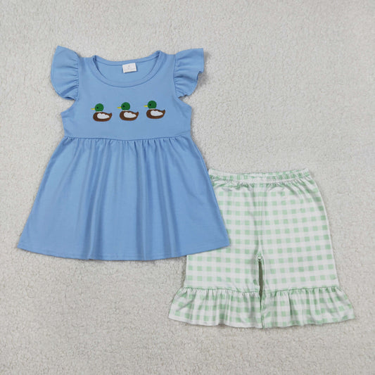 GSSO2728 duck Embroidery GIRL summer outfit 202512 RTS