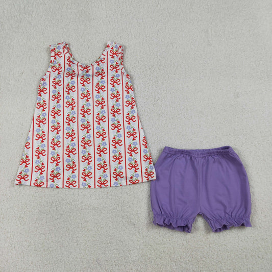 GSSO2785 BOW  girl summer outfit 202601 RTS