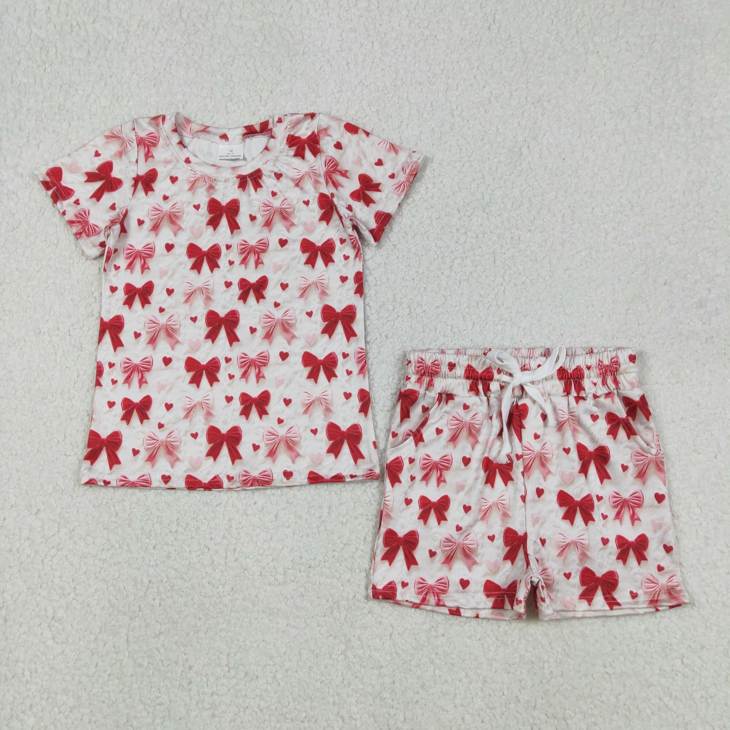 GSSO2835 bow western  girl summer outfit 202512 RTS