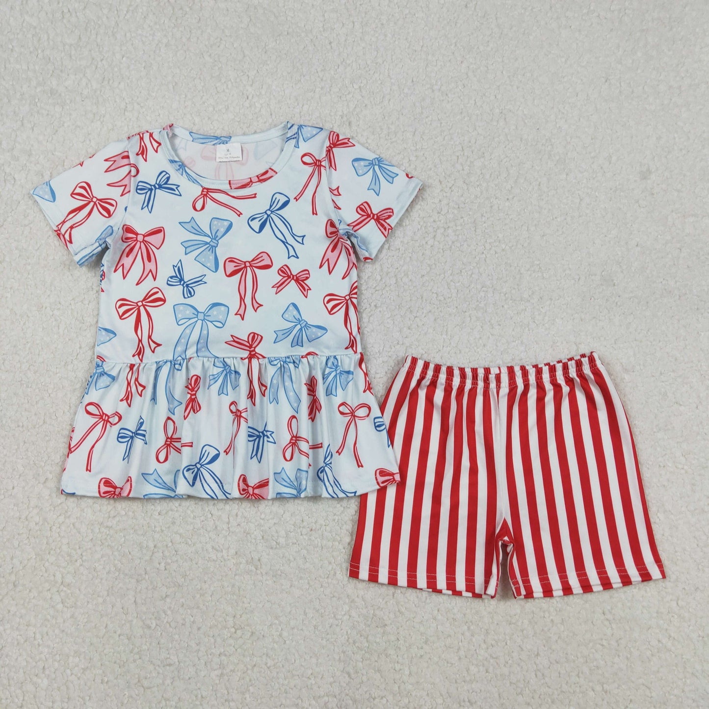 GSSO2838  bow  western  girl summer outfit 202511 RTS