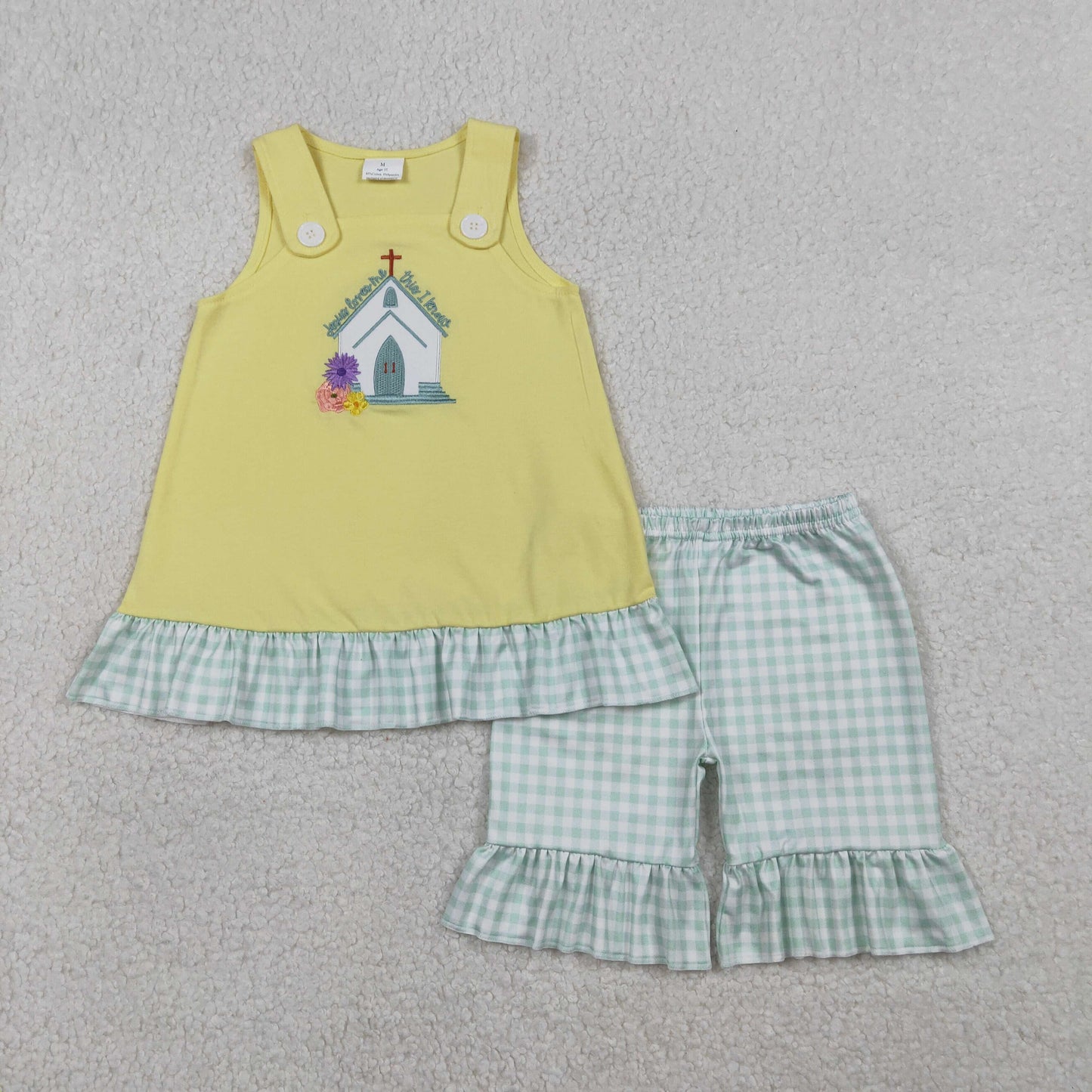 GSSO2966 embroidery house girl outfit 202601 RTS