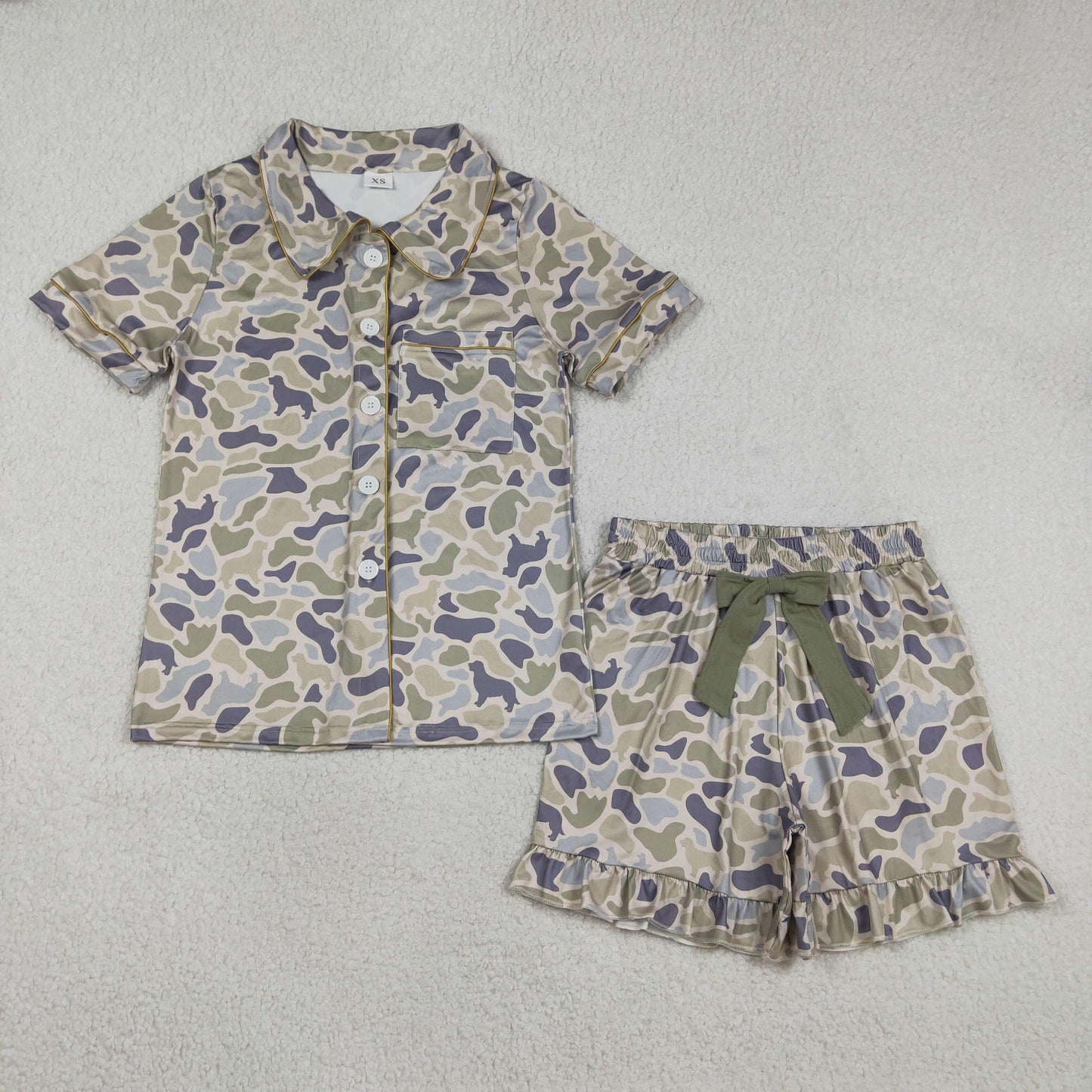 GSSO3135  adult camo women  pajamas  SET OUTFIT 202603 RTS