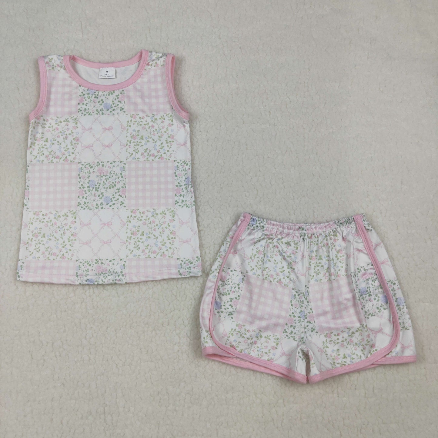 GSSO3168 FLOWERS GIRL summer outfit 202604  RTS