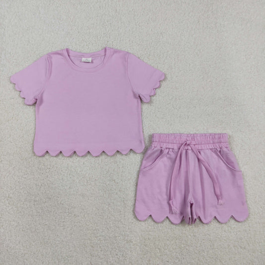 GSSO3173 purple cotton GIRL summer outfit 202603 RTS