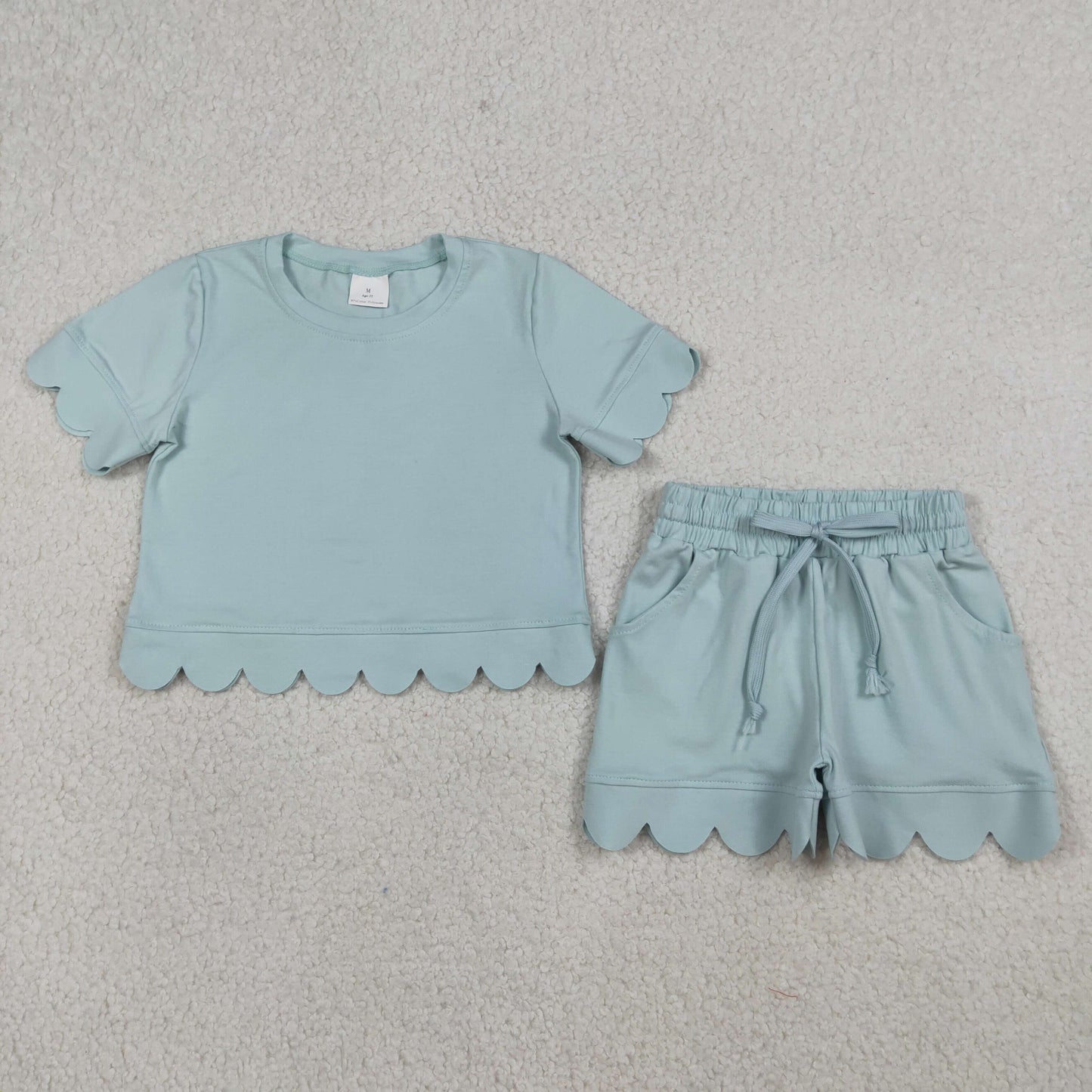 GSSO3174 light blue cotton GIRL summer outfit 202603 RTS