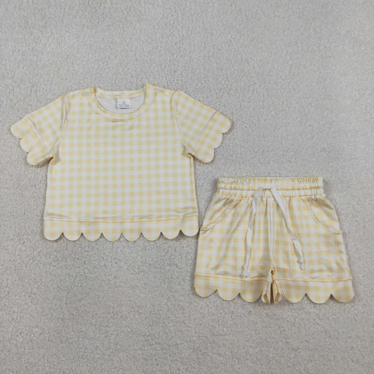 GSSO3185 checkerboard GIRL summer outfit 202603 rts