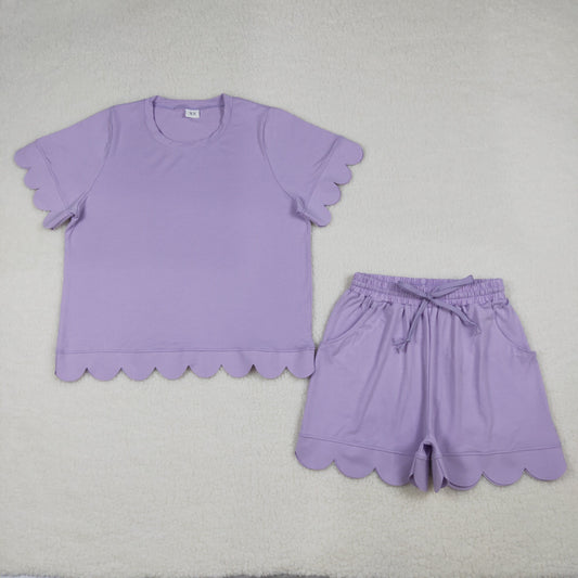GSSO3171  purple cotton GIRL summer outfit 202603 RTS