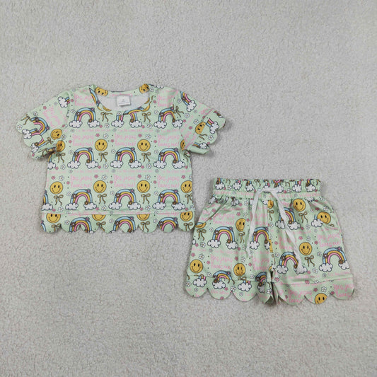 GSSO3283 smile rainbow GIRL summer outfit 202603 RTS