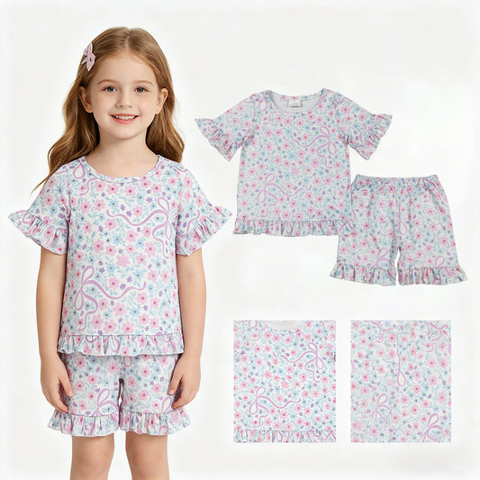 GSSO3322 Flowers GIRL summer outfit 202604  RTS